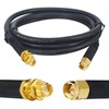 BOOBRIE RG-58/U SMA to SMA Cable 5M WiFi Antenna Cable