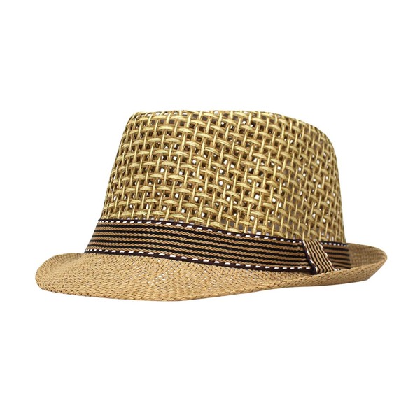 Buzz Selection CAP272 Straw Hat, Mesh, Summer, Casual, Ribbon, Men's,