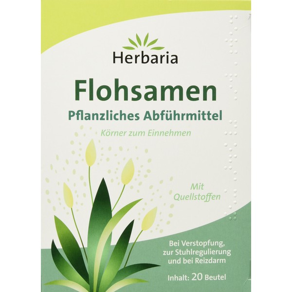 Herbaria Psyllium Seeds Organic Pack of 2 (2 x 100