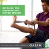 Gaiam Yoga Block & Yoga Strap Combo Set - Yoga