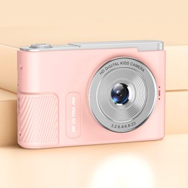 4K Digital Camera 48MP, 16X Digital Zoom Digital Camera, Video Vlogging Camera, Portable Compact Cameras for Photography, CCD Smart Pocket Digital Camera, Auto Focus and Beauty