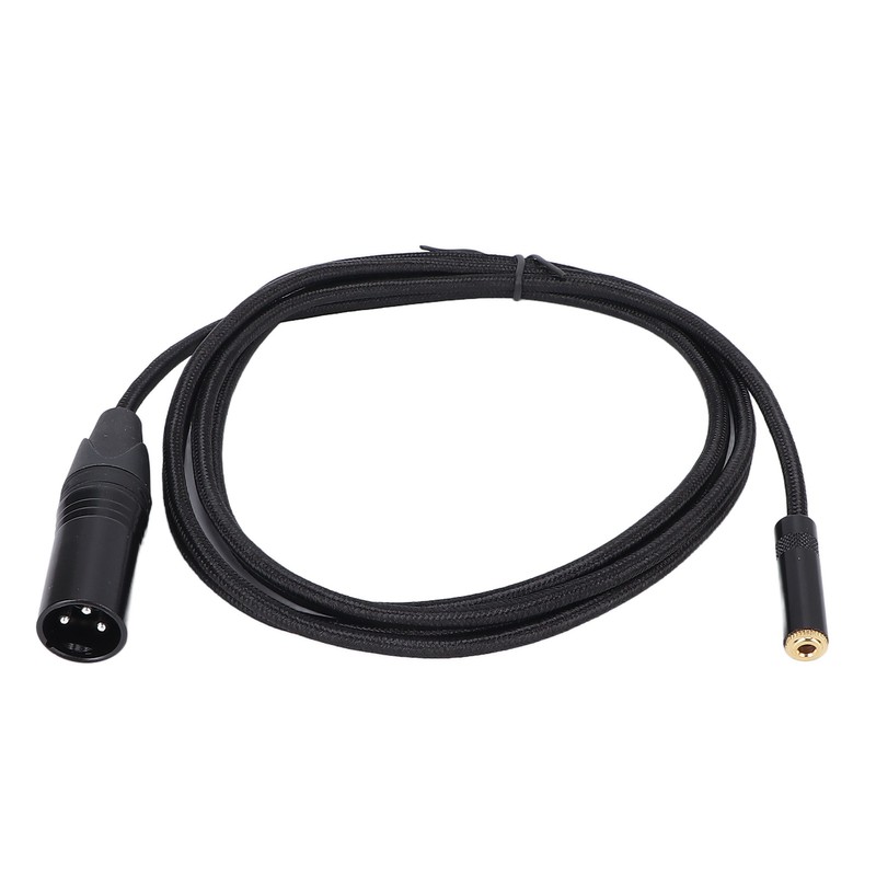 3.5mm Female to 3 Pin XLR Male Cable 24K Gold