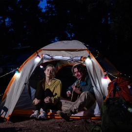 EverBrite 3-Pack Camping Lights - 3 Lighting Modes, Portable LED Bulbs Ideal for Kids’ Adventure Activities, Backpacking, Camping, Picnic, Emergency and More, 3 x AAA Batteries Included