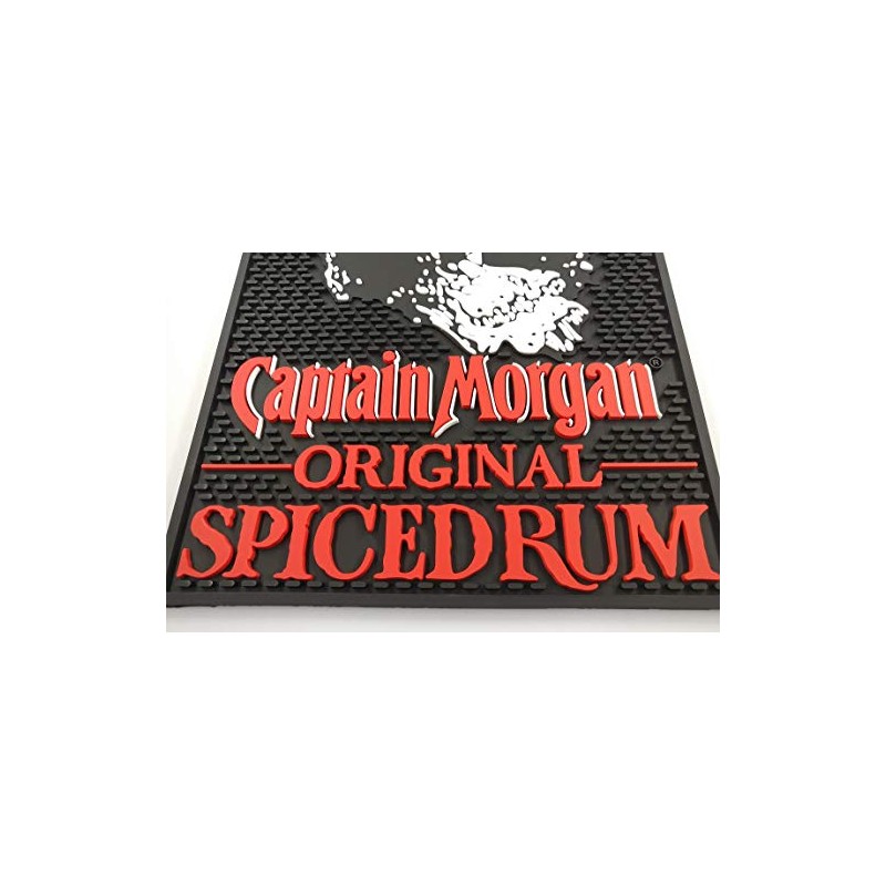Captain Morgan Bar Mat Professional XL Spill Mat 18x12 Coaster