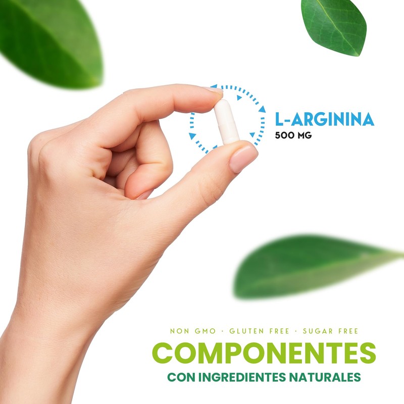 L-ARGININA | Vidawell | Cápsulas de 500mg de Fácil Absorción