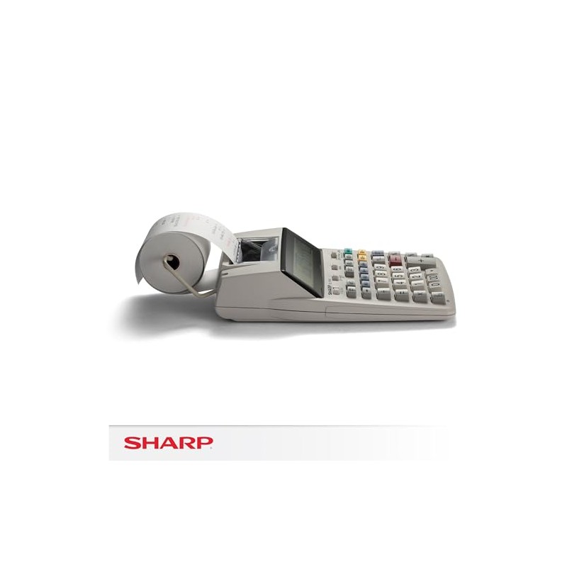 Sharp EL-1750V Calculadora de impresión bicolor 2 líneas/segundo 3" negro/rojo