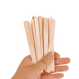 50pcs Big Lolly Sticks, Jumbo Lolly Sticks, Lolly Sticks for Craft, Wooden Popsicle Sticks,Craft Sticks, Ice-Cream Sticks,Materials for DIY Crafts, Plant Labels 150mm X 18mm (15x1.8cm)