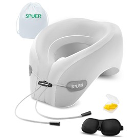 2-in-1 Travel Pillow – Versatile Travel Neck Pillow for Airplane, Car, and Office, Neck Pillow for Sleeping, Comfortable & Adjustable Travel Pillows for Airplanes, flight pillow for Ultimate Support