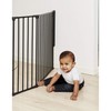 BabyDan Flex Hearth Gate Extra Large 35.4-109.5", Black
