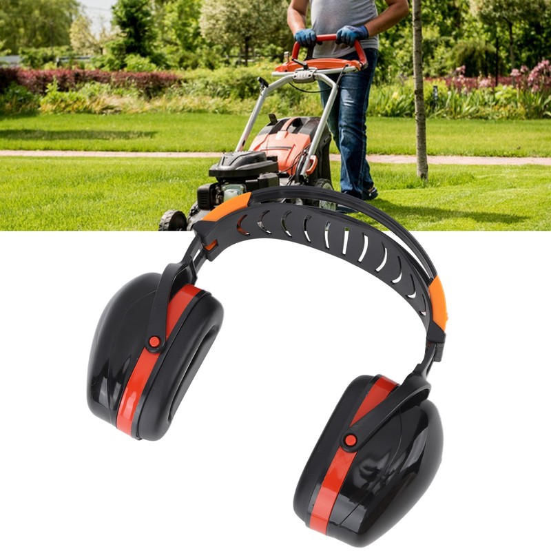 Noise Reduction Earmuffs Foldable Lightweight Hearing Protection Safety Over Head
