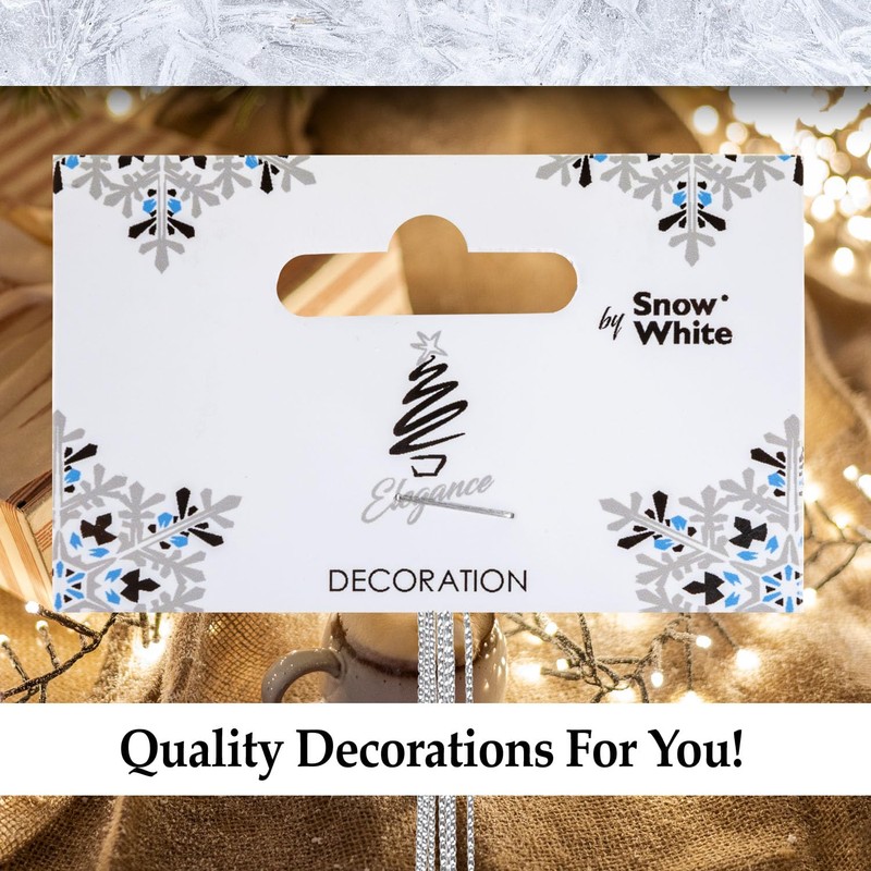 VFM - Red Glitter Cocktail Decoration Hand Painted Hanging Christmas