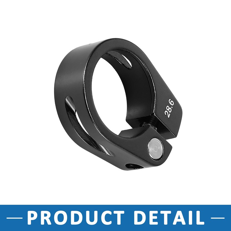 A ABSOPRO 28.6mm Aluminium Alloy Bicycle Seat Post Clamp Seat
