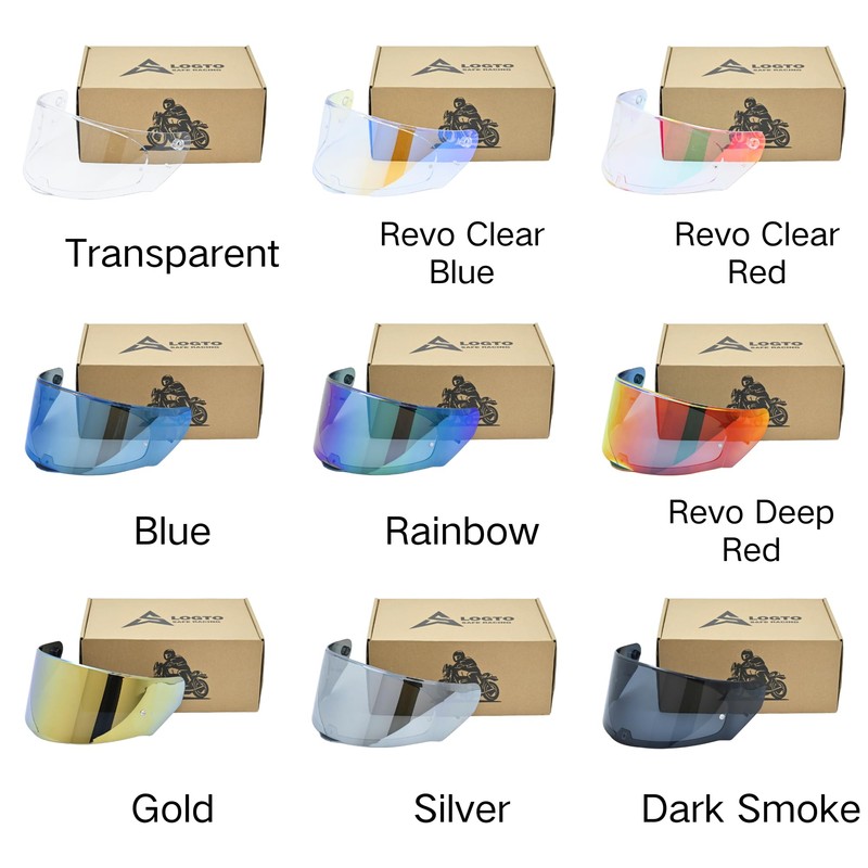 Logto Compatible with LS2 FF353/320/328/800 Helmets Visor Tint Replacement Motorcycle