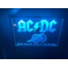 ac dc Led Neon Light Sign / Man Cave /