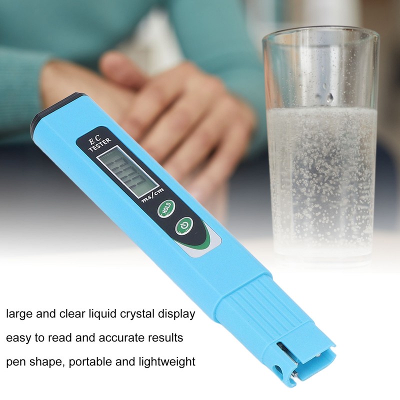 Pen Type EC Meter ABS LCD Househeld Conductivity Pen ATC