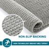 Turquoize Bathroom Rugs Non-Slip Chenille Bath Mat for Bathroom 17