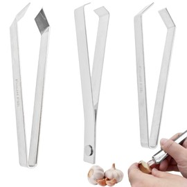 3 PACK Garlic Peeler, Stainless Steel Garlic Peeler Kitchen Meat Hair Remover Tool Avoid Garlic Smell On Your Hands Easy Faster Kitchen Tools