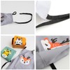 Lindong Apron Cute Animals with Pocket for Adults Children Waterproof