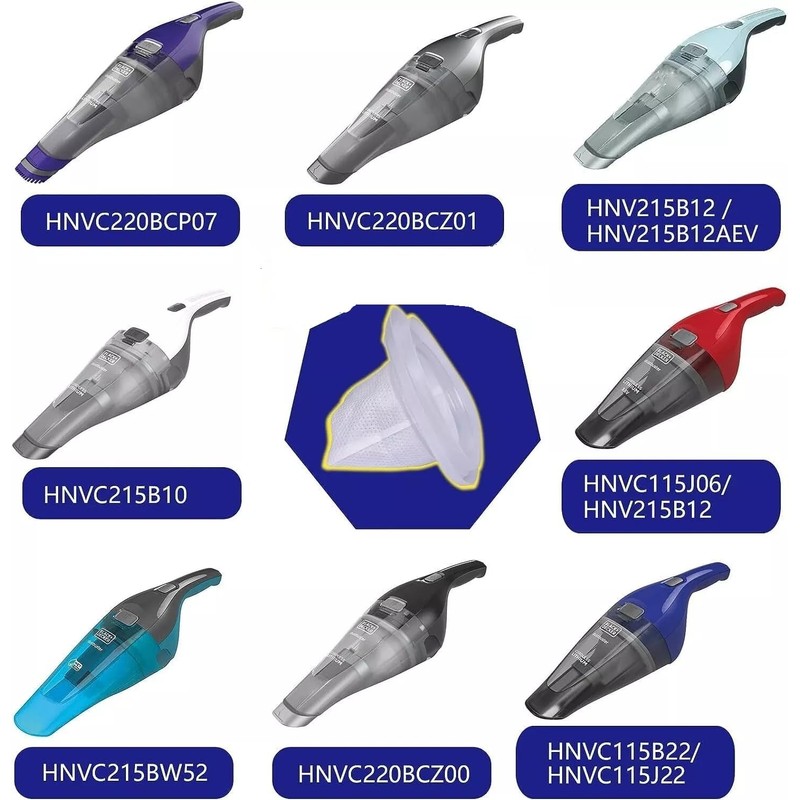 HNVCF10 Vacuum Filter Replacements for Black and Decker Dustbuster Hand