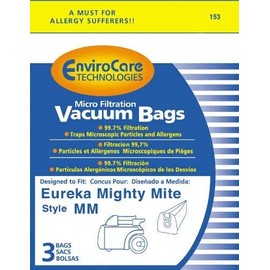 Generic Package of 3 Replacement Eureka Style MM Bags for Mighty Mite 3 PK