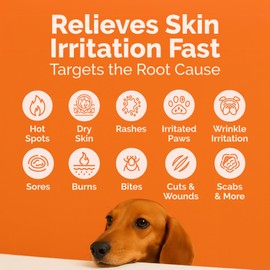ClearFur Hot Spot & Itch Relief Skin Cream for Dogs & Cats | Fast & Lasting Relief | Treats the Source | Natural Ingredients & Colloidal Silver | Vet-Recommended | Safe & Non-Toxic | Made in USA (2oz)