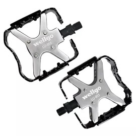 Wellgo Old School BMX MTB Bear Trap 1/2" Bicycle Pedals, Black, WE3038