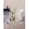 MINTCRAFT COAT & HAT HOOK ZINC W/POLISHED BRASS FINISH QUANTITY