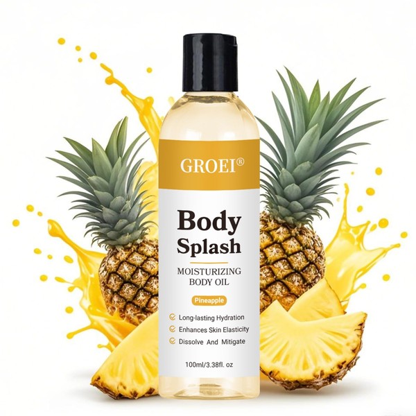 Pineapple Creme Hydrating Body Oil 100ml - Moisturizing & Non-Greasy