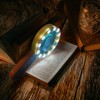Lighted Magnifier, Illuminated Handheld Magnifier, Dehumidifier, 30x Double Glass Lens