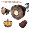 Abrasive Flap Wheel Sander Set, 48 Pcs Drill Sanding Attachment,
