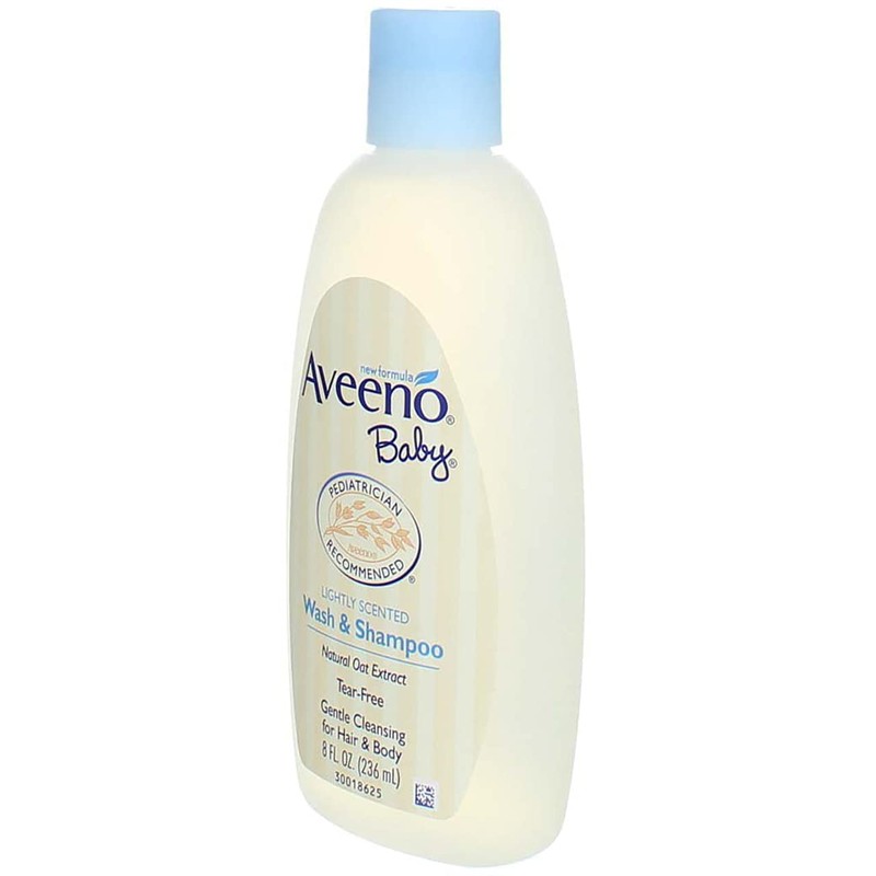 Aveeno Baby Wash & Shampoo For Hair & Body, Tear-Free,