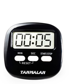 Easy to USE Kitchen Timer Count Down Count up 7.0 timers for Kids (7.0 Black,1 Pack)