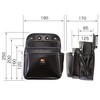 Tajima SFKBN-3L Removable System Detachable Waist Bag, 3 Tiers, High