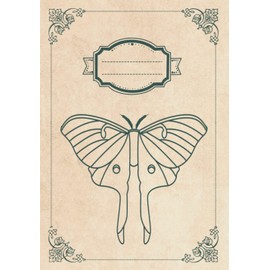 Luna Moth Journal Notebook: Blank Lined Notebook for Writing With Luna Moth - Journal Notebook for Women and Teens - 7 x 10 Inches 120 Pages
