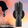 Nimoa Washing Machine Tap, Wall Mount Tap 304 Stainless Steel