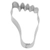 Staedter Tinplate Foot Cookie Cutter, Silver, 14 x 3 cm
