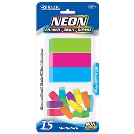 BAZIC Neon Eraser Sets Eraser (2234)