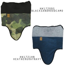 HECK FACE WARMER HW1720BS BLACK x SANDWOOD CAMO FREE