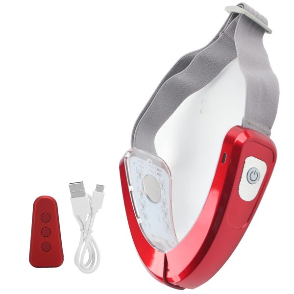 Electric V-Face Slimming Massager, Triple Light Source Layer Face Firming Vibration Double Chin Removal Skin Lifter
