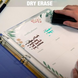 Samsill 500 Pack Heavy Duty Sheet Protectors, Crystal Clear, 8.5x11 Inch Page Protectors for 3 Ring Binder, Letter Size Protectors, Reinforced Holes, Clear Document Sleeve, Top Loading, Acid Free