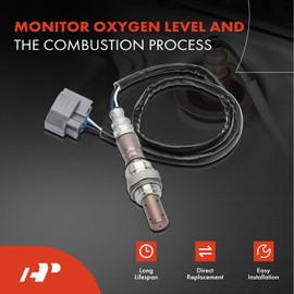 A-Premium - Sensor de oxígeno O2 compatible con XJ8 04-05, XJR 04-05, XK8 03-06, XKR 03-06, S-Type 03-06, Super V8 05, Vanden Plas 04-06, X-Type 02-08, 2.5L 3.0L 4.2L, Up. Right, juego de 2 piezas