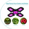 4 Pack 800W Deformable Plant Grow Lights- 210 LEDs, E27/E26