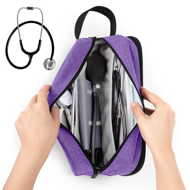Trunab Trunab Stethoscope Carrying Case Compatible with 3M Littmann/MDF/ADC, Hold