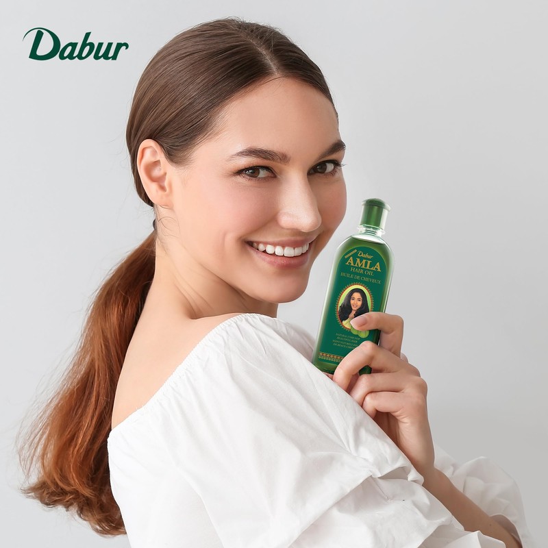 Dabur Amla Hair Oil - Nourishing Indian Oil for Men