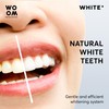 Woom White+ Whitening Toothpaste for Teeth Whitening with Fluoride 75