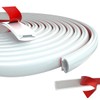 Silicone Seal, Weather Stripping Door Seal, Self-Adhesive D-Shaped Door Weather