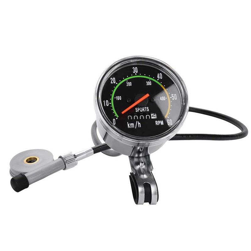 Ejoyous Bike Speedometer, Mechanical Bicycle Computer Bike Speedometer Odometer Cycling