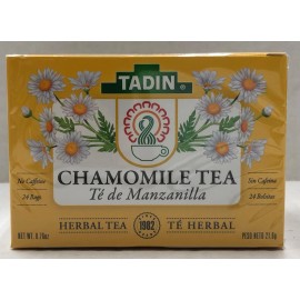 Tadin Chamomile Mint Herbal Tea No Caffeine 24 Bags