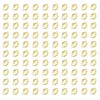100Pcs Pyramid Studs 8mm Gold Square Studs Rivets for Crafting