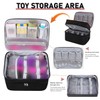 EKRISON Locking Storage Box Travel Bag for Toys Receive Bag